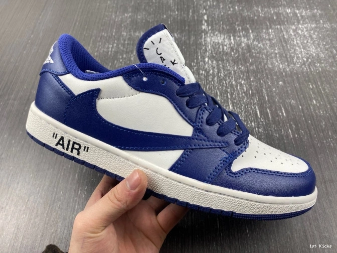 JORDAN TRAVIS X DM7890-101 SCOTT CUSTOM OFF-WHITE X AIR 1 0630
